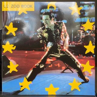U2: Zoo Book (pictorial Press,  1993) Very Rare Concert Photo Book W/ Poster