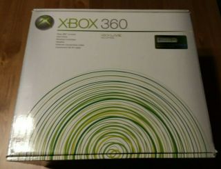 Microsoft Xbox 360 Box Only No Console Launch Edition White Rare Remote Inserts
