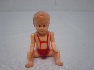 Rare Vintage Ideal Baby Doll Dollhouse Miniature 1:16 Plastic 2 3/4 "