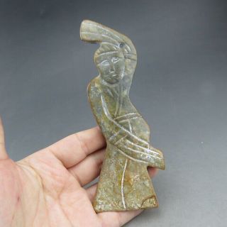 China,  Inner Mongolia,  Hongshan Culture,  Jade,  Dancer,  Pendant N (87)