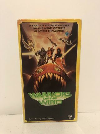 Warriors Of The Wind Vhs 1990 Starmaker R&g Video Anime Rare Oop Miyazaki