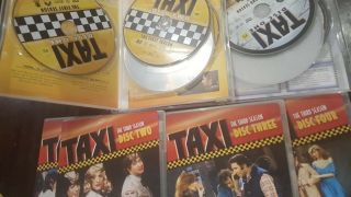 TAXI THE COMPLETE FIRST SECOND THIRD SEASON RARE DVD TV SERIES 1 2 3 BOX SET OOP 3