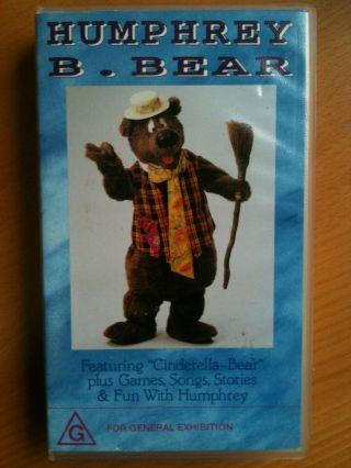 Humphrey B Bear Cinderella - Bear,  Games,  Song & Stories Rare As Vhs Video