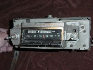 66 67 1967 Chevy Chevelle Ss396 Ss427 4 Speed 327 No Knobs Delco Am Fm Radio