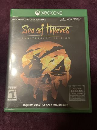 Sea Of Thieves: Anniversary Edition (microsoft Xbox One X Enhanced) (rare)