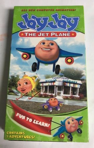Jay Jay The Jet Plane Vhs 2002 Fun To Learn - - Rare Vintage - Ships N 24 Hours