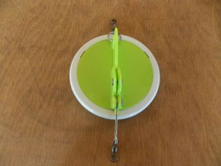 Rare Chartreuse Luhr Jensen Size 1 Dipsy Diver Approx 4.  25 " Total Dia.  (10/20)