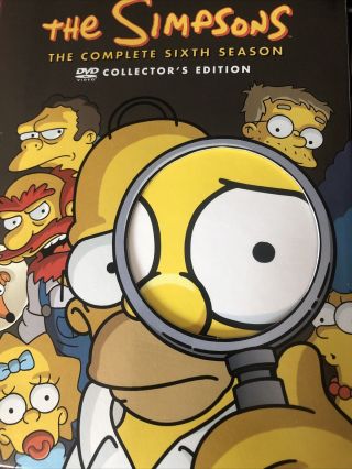 The Simpsons - Season 6 (dvd,  2005,  4 - Disc Set) Rare Like