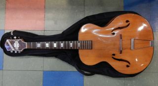 Rare Vintage Harmony Cremona Archtop Acoustic Guitar 1950 