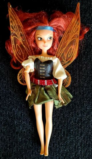 Disney Fluttering Wings Pirate Fairy Zarina Rare Peter Pan Doll