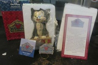 Rare Retired Jim Shore Disney Showcase Pinocchio Buono Figaro Cat