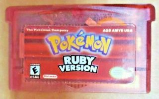 Rare Pokemon: Ruby Version Gba (game Boy Advance,  2003)