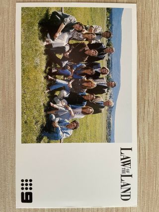 Law Of The Land Channel 9 Cast Fan Card Rare