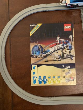 Vintage 1987 Lego Space Futuron Monorail 6990 Complete RARE w/instruc 5