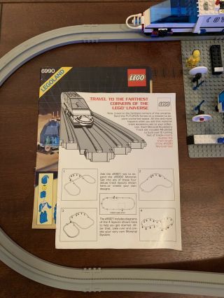 Vintage 1987 Lego Space Futuron Monorail 6990 Complete RARE w/instruc 6