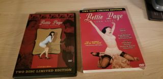 041 Bettie Page Dark Angel Dvd 2006 2 - Disc Set Oop Rare Sex Bunny Yeager Limited