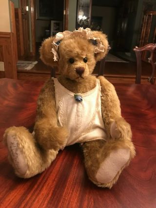 Donna Bobby 17 Inch Mohair Fully Jointed Teddy Bear - The Bears Of Forest Glen