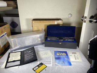 Master Replicas Darth Vader Lightsaber Anh Le Sw - 106d Plaque 366/7500 Rare