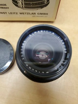 Rare Vintage Leitz Elmarit - R 1:2,  8/28mm Camera Lens For Leica R 3
