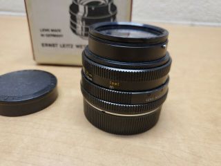 Rare Vintage Leitz Elmarit - R 1:2,  8/28mm Camera Lens For Leica R 6