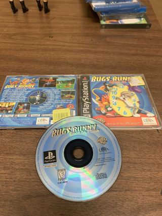 Bugs Bunny: Lost In Time - Ps1 Playstation 1 Psx,  Psone Cib Complete Game - Rare