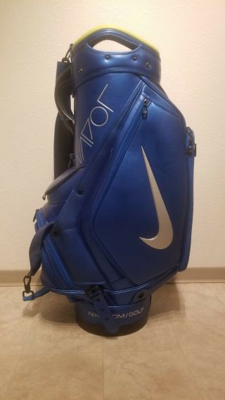 Rare Nike Vapor Rzn Staff Bag.  6 - Way Top Divide W/ Rain Hood.  Blue Volt