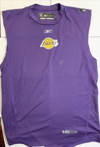 Rare Kobe Bryant Game Worn Undershirt Lakers Jersey With Loa Auto