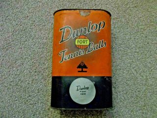 Vintage 1940s Dunlop Fort 1939 Tennis Ball Empty Box Rare