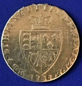 Rare 1787 Great Britian Full Guinea Gold Coin George Iii Spade