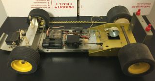 Vintage Kyosho R/c 1/8 Dash Race Car Chassis Remote Control 1970s Mega Rare