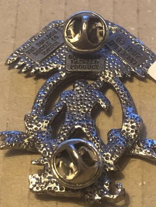 Queen Freddie Mercury Rare Orig 1992 Inferno Bulldog Co Metal Pin Badge 3