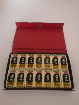 Rare Bob Marley Double Six Dominos In Case (28pcs)