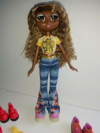 Rare Mattel Diva Starz Tia Black African American Talking Fashion Doll 12 " Glows