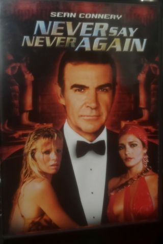 Never Say Never Again (dvd) Oop Rare Sean Connery,  Collectible Booklet