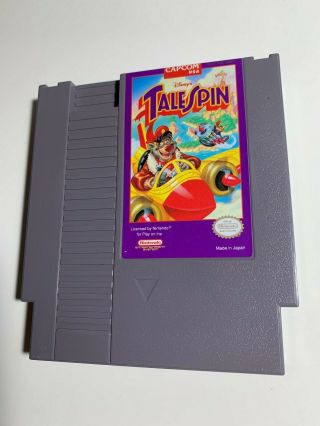 Talespin By Capcom Nintendo Nes Cart Only Rare Disney Tale Spin