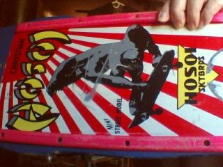 Christian Hosoi Vintage Rare Skateboard Deck Hammerhead Santa Cruz 3