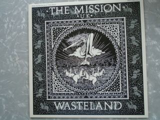 The Mission Uk ‎– Wasteland Rare 12 " Single 1987 1st Pressing Promo
