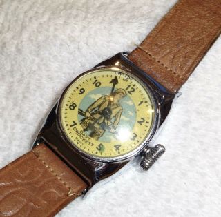 Vintage Bradley Davy Crockett Mechanical Wristwatch,