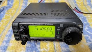 Icom Ic - 706 Mkii All Mode Transceiver Radio 100w 1.  9mhz～145mhz 145mhz / 20w Rare