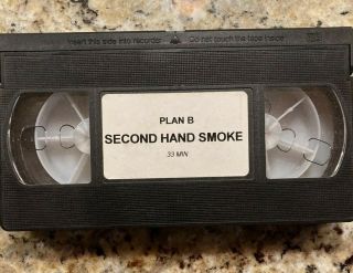 Plan B - Second Hand Smoke - Rare Skateboard Video Vhs (no Case)