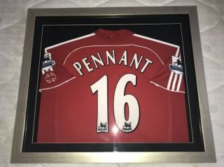 Rare Liverpool Fc Match Worn Unwashed Shirt Jermaine Pennant Anfield Vs Reading
