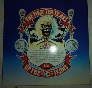 Rare Iron Maiden 10cd Box The First Ten Years Eddie 666 Up The Irons 1980 - 1990