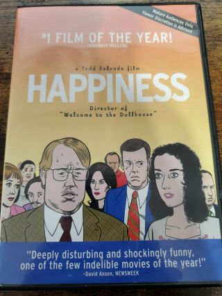 " Happiness " Rare Oop Todd Solondz Hoffman Cult Black Comedy Welcome Dollhouse