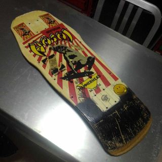 Christian Hosoi Vintage Skateboard Deck Hammerhead Santa Cruz From Japan [rare]