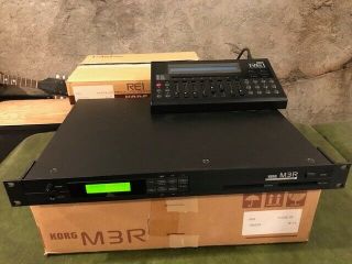 Korg M3r Rackmount Synthesizer With Rare Re1 Remote Editor - Vintage /