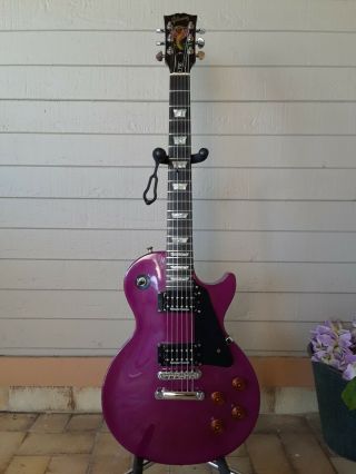 1992 Gibson Les Paul Studio Light Rare Cobra Purple " Slash " Converted