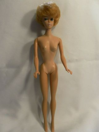Vintage 1962 Mattel Midge Barbie Doll Reddish Blonde Hair Bubble Cut Japan