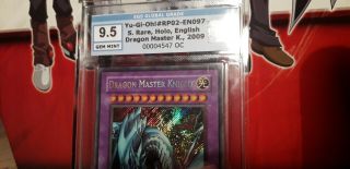 Yu - Gi - Oh Dragon Master Knight,  RP02 - EN097,  Secret Rare,  PSA/EGS 9,  5 Gem 4