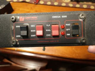 Rare Vintage Federal Signal Unitrol Omega 90 Siren System 100 100/200w 4