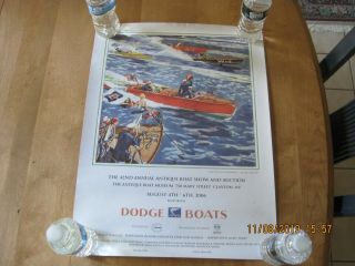 2006 Antique Boat Show 1000 Islands / Clayton York Poster 42nd